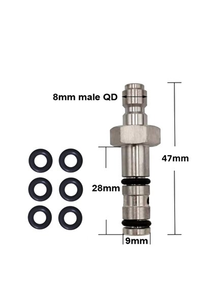 Choice4 05 Filling Probe Quick Charging Adapter Valve 8mm Fill Nipple or 1/8B...
