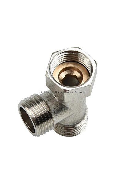 Choice G1/2 3 Way T-Adapter Bathroom Shower Faucet Water Splitter Toilet Show...