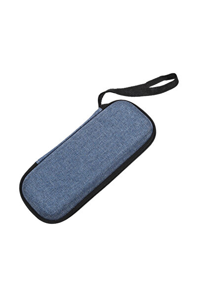 Choice Denim Blue Male Shaver Storage Box Portable Razor Travel Carrying Bag ...
