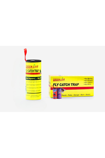 Choice B 8PCS Sticky Fly Ribbons Roll Double Sided Flies Paper Strips Insect ...