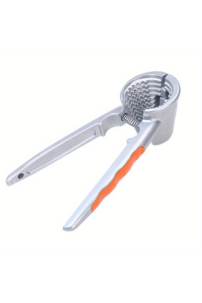 Choice Orange 1pc Ergonomic Nutcracker - Multi-functional Double Headed Walnu...
