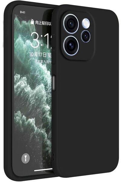 bestcase Премиум течен силиконов калъф + стъкло за OPPO Reno15 Pro, микрофибъ...