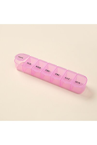 choice2 pink New 7 Days 7 Grids Weekly Portable Mini Pill Box Organizer, Port...