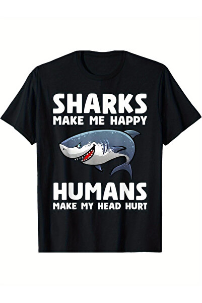 yiou trendy clothing Shark Lover T-shirt