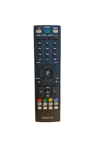 LG Remote control for LCD/LED AKB33871409, black with original remote control...