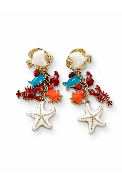 CHARMLUCKY Fish Sea Charm Earrings