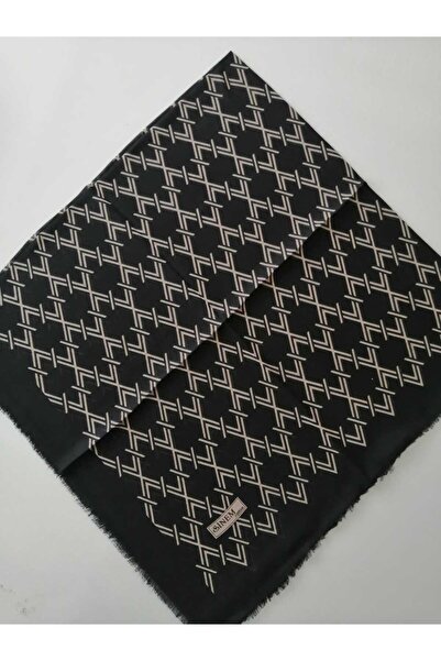 Sinem Flamli Scarf Black -Caramel