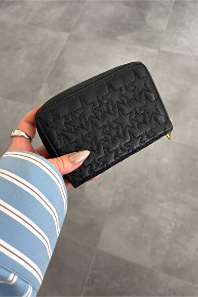 Yuka Atelier Lyra Star Embellished Shiny Medium Wallet