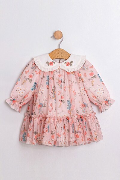 Minigimin Cicileri My Little One's Cicileri Baby Collar Flower Embroidered Sp...