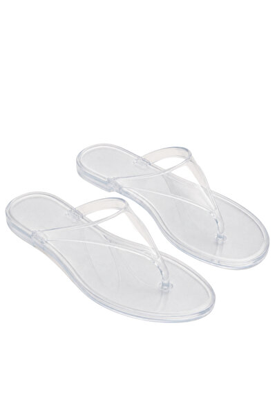 BonuStep Jelly Candy Women's Transparent Flip-Flops Beach Slippers