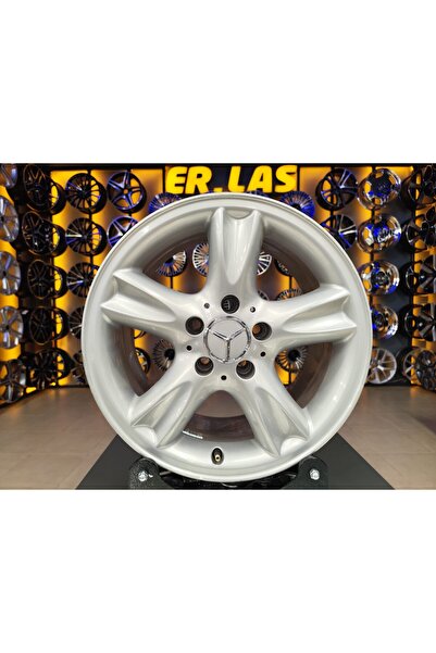 MERCEDES 4 Adet ORIJINAL 8*16 5*112 ET32 66.6 SILVER JANT REVİZE EDİLMİŞ (Takım)