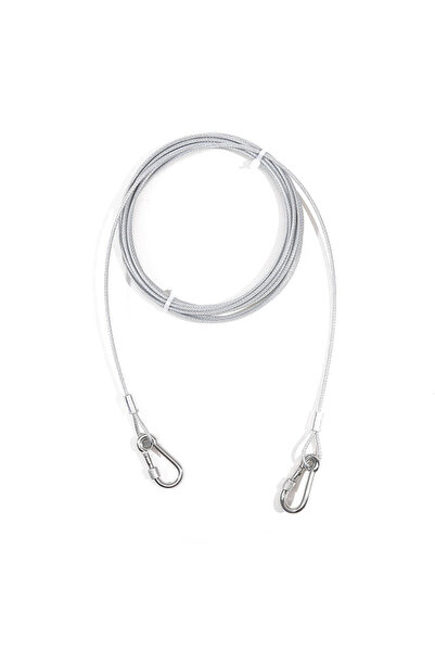Choice1 2 meters Dog Strap Yard Walking Insurance Lightweight Wire Rope Dog W...