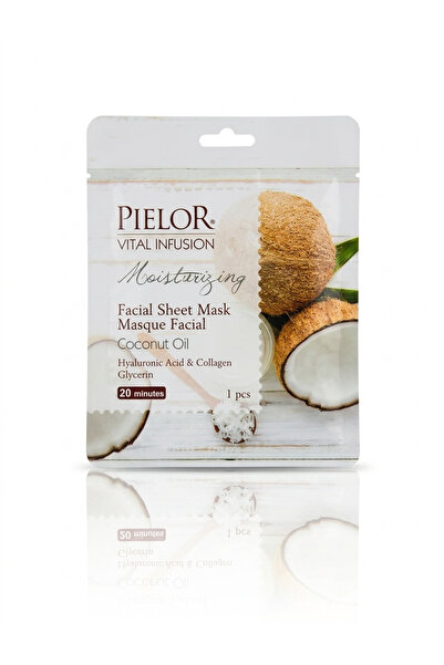 Pielor قناع الوجه المرطب بزيت جوز الهند من فيتال إنفيوجن 25 مل