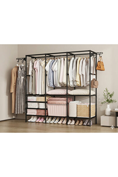 SHYA Multifunctional Walking Wardrobe – Premium Clothes and Hat Rack