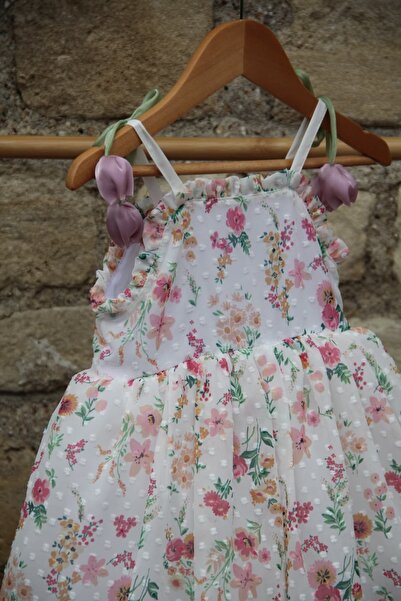 Cumino FLEUR Çiçek Desenli Tüllü Elbise