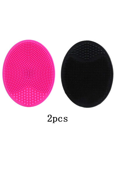 Choice5 Rose-Black 1/2/4pcs Soft Silicone Face Brush Cleanser and Massager Ma...