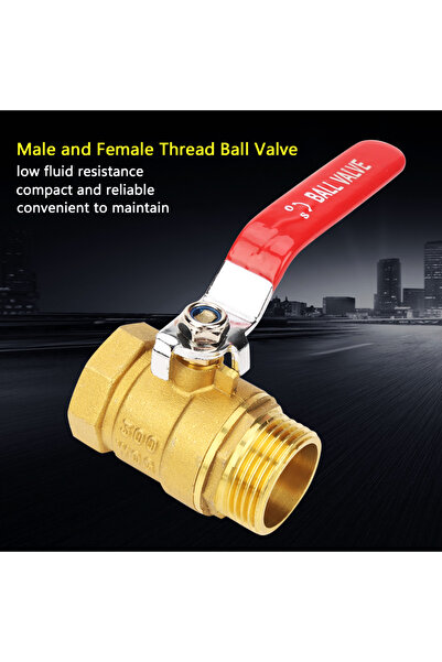 Choice DN25 Ball Valve Brass Ball Valve Shut off Valve Level Handle Brass Pip...