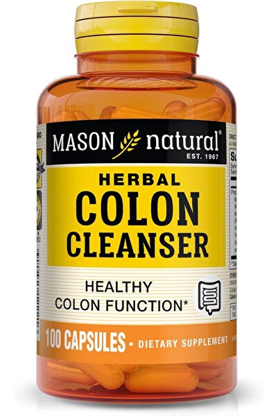 Mason Natural Herbal Colon Cleanser 300 Day Supply Dietary Supplement Support...