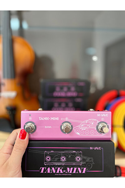 NOTA MÜZİK M-VAVE Tank-Mini Gitar Multi Efekt Pedalı - Şarj Edilebilir, Bluet...