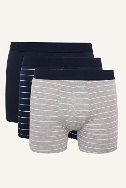 DeFacto Regular Fit Striped 3-Piece Boxer Set H4415Ax26Sp