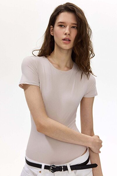 H&M Short-sleeved microfibre body