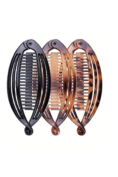 choice2 Chocolate Multiple Banana Hair Clips, Spiral Combs, Fish-Shaped Hair ...