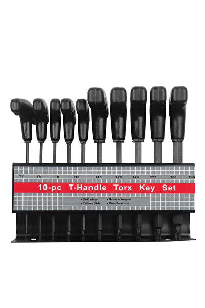 choice2 10 pcs Torx-end WOZOBUY 10pc Metric or Inch T-Handle Hex Key Allen Wr...