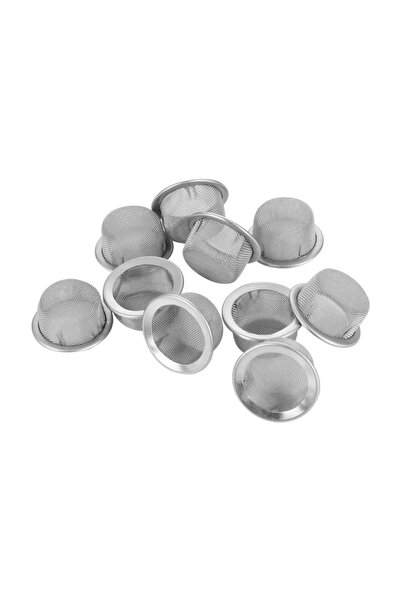 choice2 10pcs Silver 10pcs 0.5 Inch Premium Diameter Stainless Steel Filter S...