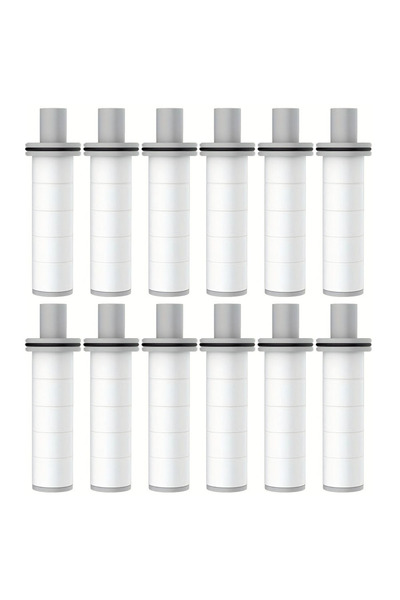Choice White 12PCS Pack Shower Head Filter Replacement, Bathroom Shower Head ...