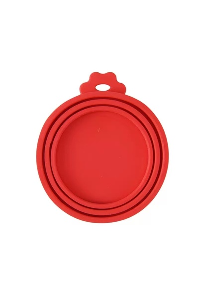 Choice8 2PC GTG-red 2-5PCS 3In1 Reusable Silicone Can Lid For Most Sizes Of D...