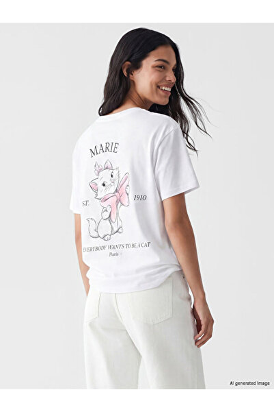 LC Waikiki Tricou cu imprimeu Marie Roba Yaka Zero Sparkly Choices de la Shin...