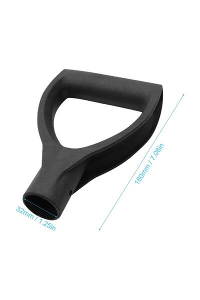 Choice Black Garden Shovel Handle D Shaped Scoop Handle Portable Replacement ...