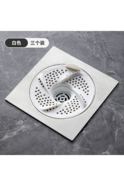 Choice1 White 3 pieces Swivel Sewer Strainer Silicon Floor Drain Filter Strai...