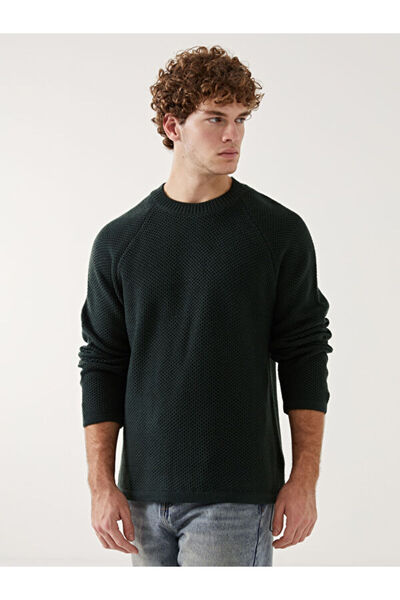 LC Waikiki Rmz Gi̇yi̇m Farkiyla Zero Roba Collar Men's Knitwear Sweater