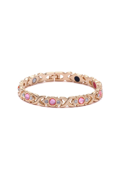 choice2 21cm ROSE GOLD COLOR Energy Magnet Bracelet for Women, Magnetic Brace...