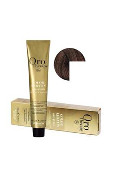 Fanola Vopsea Demi-permanenta Oro Therapy Color Keratin 6.34 Blond Inchis Aur...