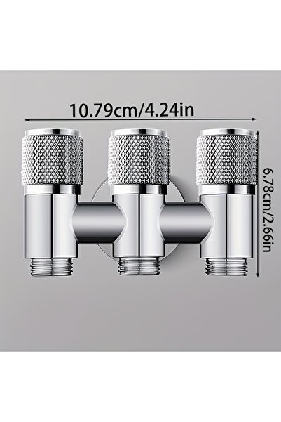 Choice1 3Tlizhi-diandu 3 Ways Angle Valve of The Bathroom Balcony Kitchen Inl...