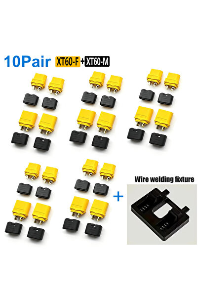 Choice1 10-Pair XT60 Connector Plug with Sheath Housing Female / Male XT60 Pl...