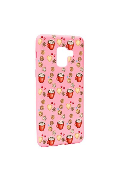 bestcase Коледен защитен калъф, Коледно кафе за Samsung Galaxy A5 2018, устой...