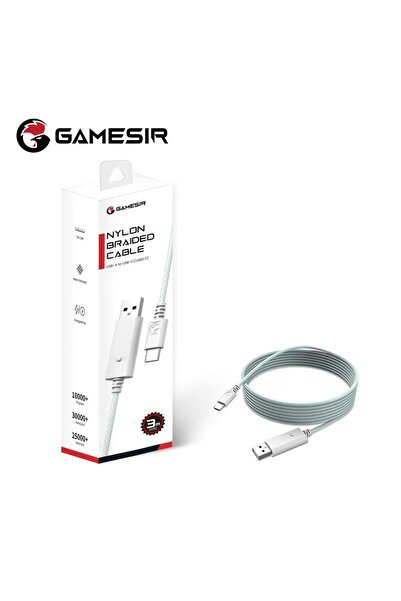 Choice1 كابل نايلون مجدول أخضر بطول 3 متر من GameSir لأجهزة G7 Pro وG7 Pro وW...