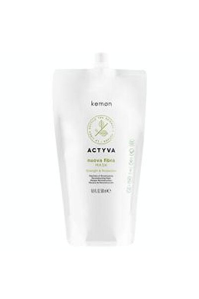 Kemon Masca de Restructurare - Actyva Nuova Fibra Mask Pouch Bag, 500 ml