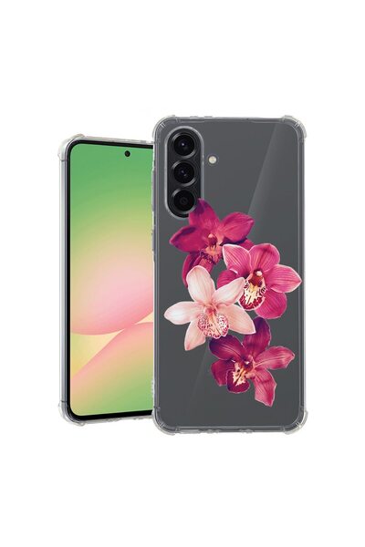 bestcase Калъф против удар, съвместим със Samsung Galaxy A37 5G, Флорален - Ч...