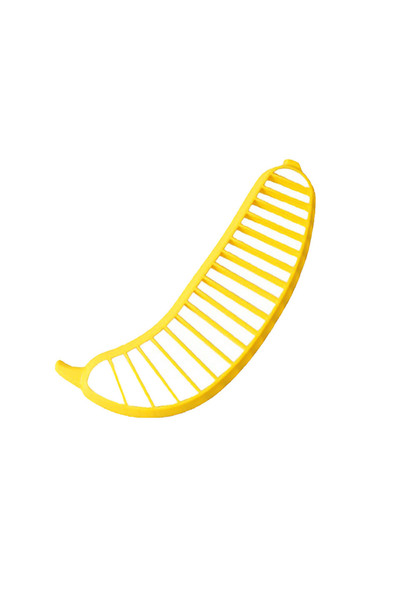 Choice YELLOW 1pc banana splitter fruit platter Fruit salad banana slice slicer