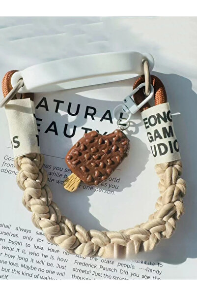 Choice Brown Chocolate Ice Cream Hand-held Lanyard Cup Sleeve For Stanley Tum...