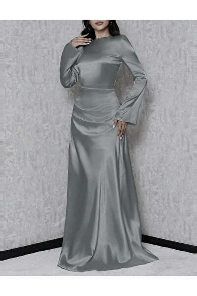 Evendi Long dress, Gray