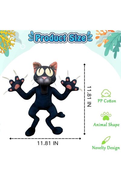 Choice black 99 Nights in The Forest Cat Plush The Cat Monster Plushies Toys ...