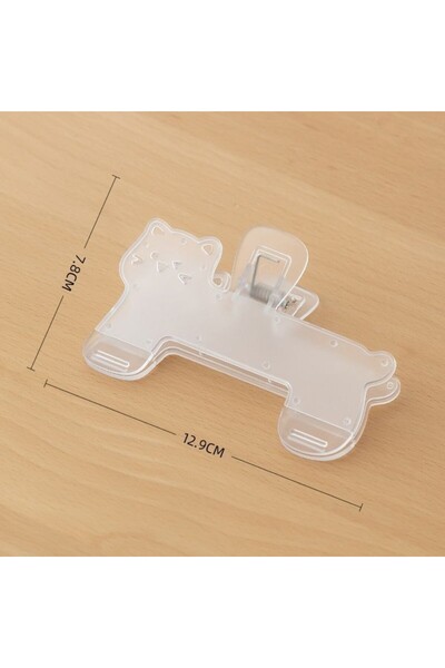 Choice Cat Portable Transparent Fixed Book Clips Reading Aid Cute Cat Plastic...