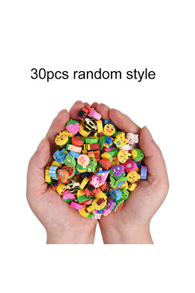Choice 30 قطعة (10-50 قطعة) ممحاة صغيرة بالجملة بتصاميم كرتونية متعددة الألوا...