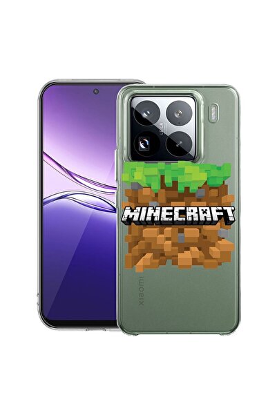 bestcase ¬Æ Husa Clear Slim Silicon Compatibila cu Xiaomi 15, Minecraft, 2099...