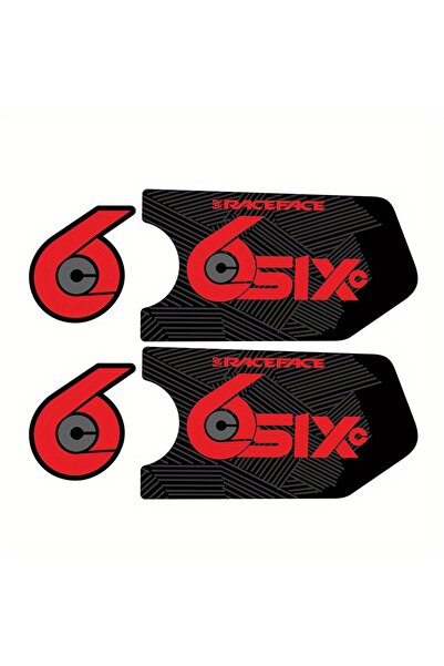 Choice1 a pair 2D Flat Stickers 2 Hexagonal C-Crank Stickers, Durable Bicycle...